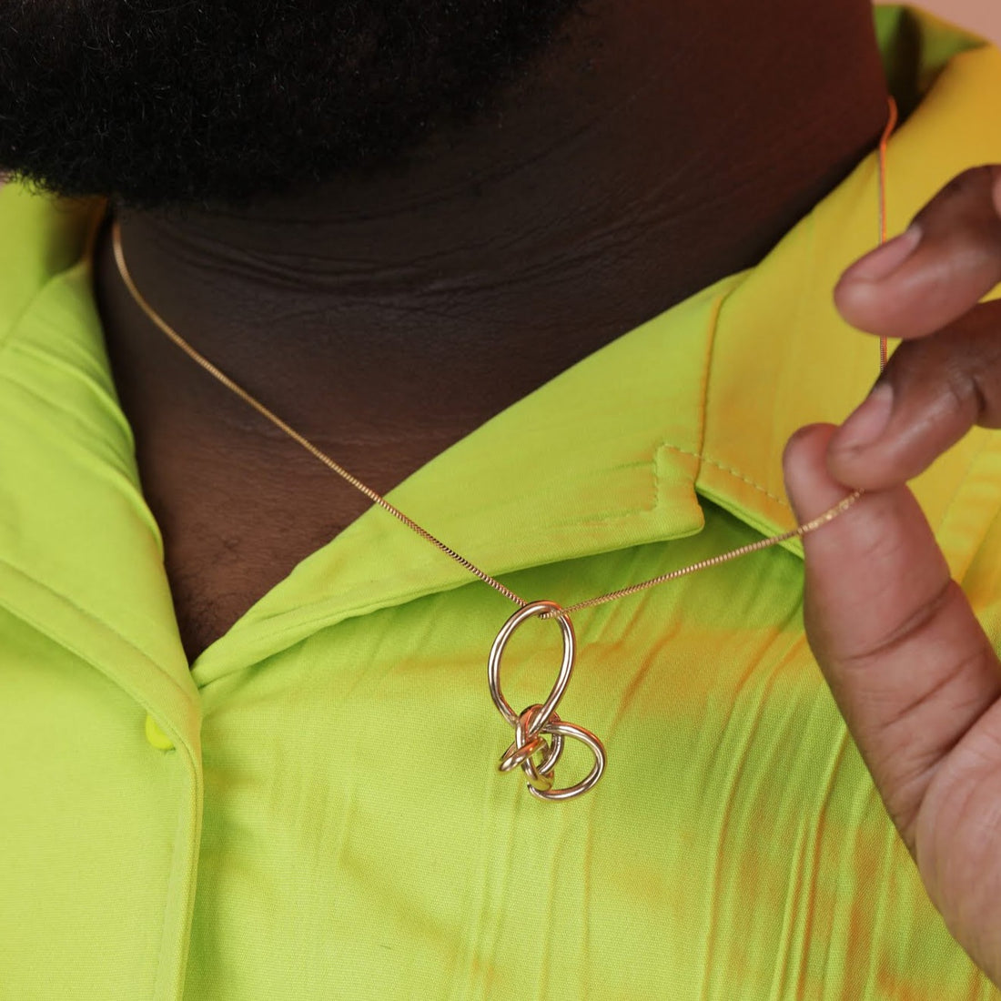 Loop Knot Necklace TAKE SHAPE STUDIO